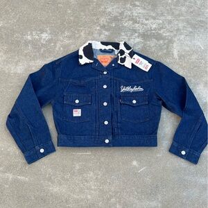 NWT Levi’s x Toy Story Jessie Type II Cropped Denim Jean Jacket Women’s